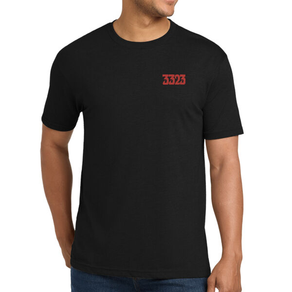 3323 Embroidered Tee - Unisex Thumbnail