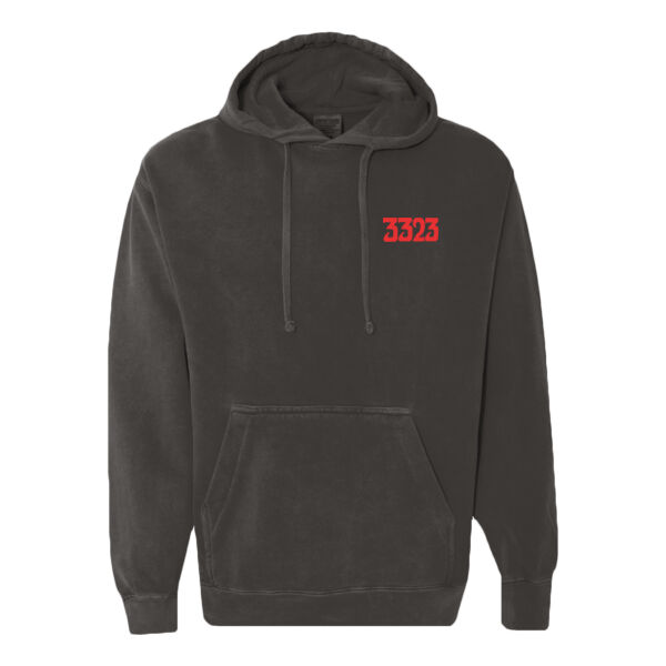 3323 Printed Hoodie - Unisex Thumbnail